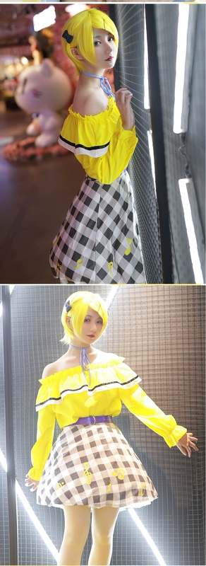 骨 骨 vocaloid / V home cos Mir Twins COS đồng phục trang phục cosplay Len Rin Rin
