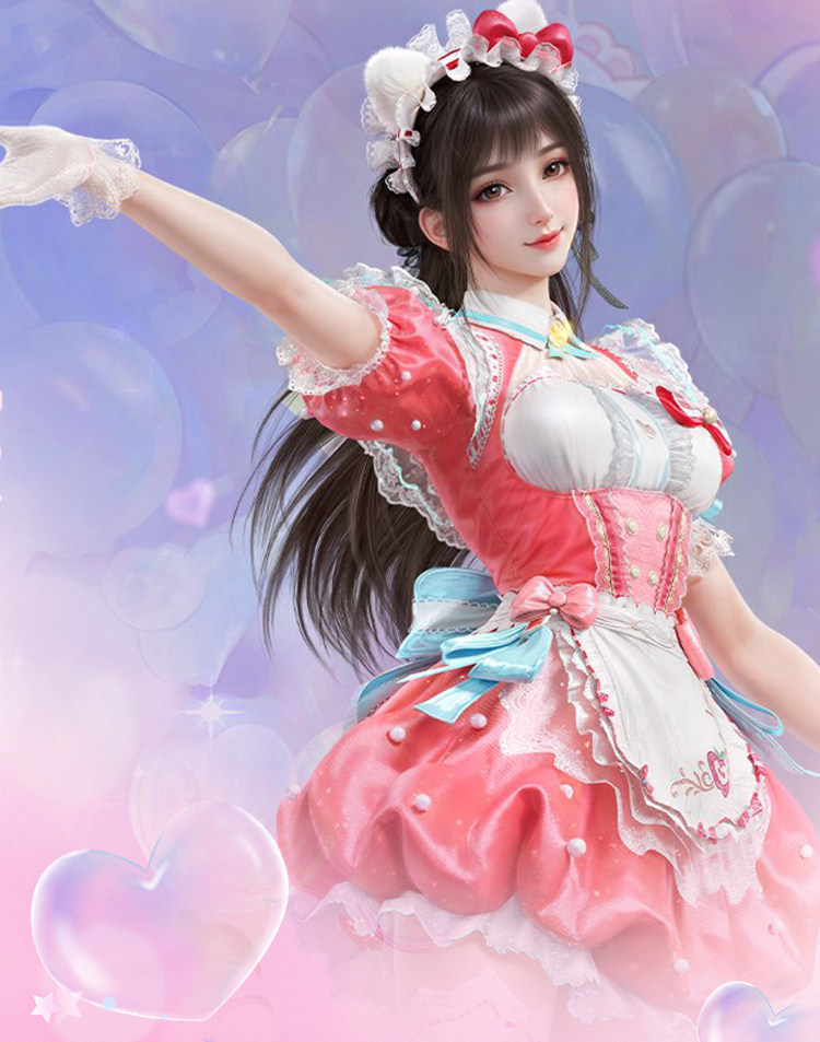 Hello Kitty Hu Tao Cosplay — Close-up