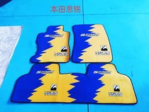 JDM floor mats Honda Siming floor mats SPOON floor mats blue and yellow crane unlimited mugen floor mats HKS floor mats