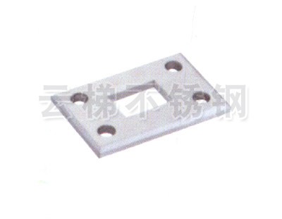 Accessories for the base plate of stainless steel upright posts