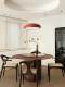 Italian Fontan Restaurant Island Chandelier Designer Minimalist ins Natural Wood French Living Room Bedroom Ceiling Light