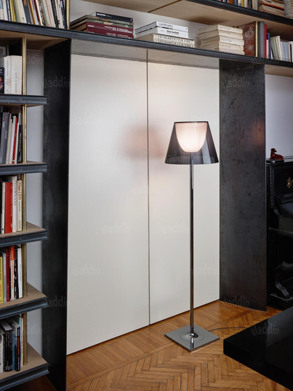 Italian Minimalist Shelf Floor Lamp Designer Creative French Light Luxury Living Room Study Bedroom Bookshelf Standing Lamp