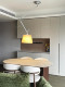 Medieval-Style Restaurant Swing-Arm Parchment Paper Chandelier, Movable, Minimalist Wood-Style French Bauhaus Study Reading Lamp