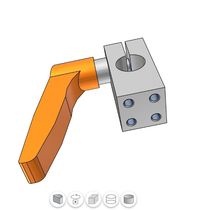 Holder with clamping handle strut fixed clip KQKU MQKU AQKU KQK MQK AQK8 10 12 16 20