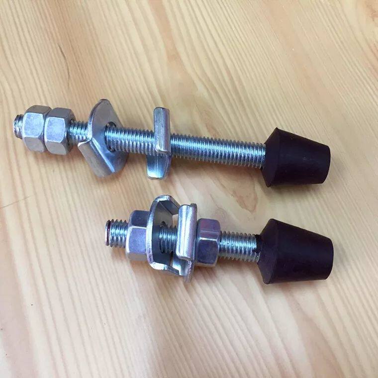 304 stainless steel coated rubber screw M8 M6 M4 M4-crash buffer decompression abrasion resistant polyurethane bolt screw-lever press block