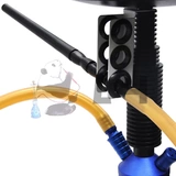 Кальян, трубка с аксессуарами, фиксаторы в комплекте, подходит для караоке-баров