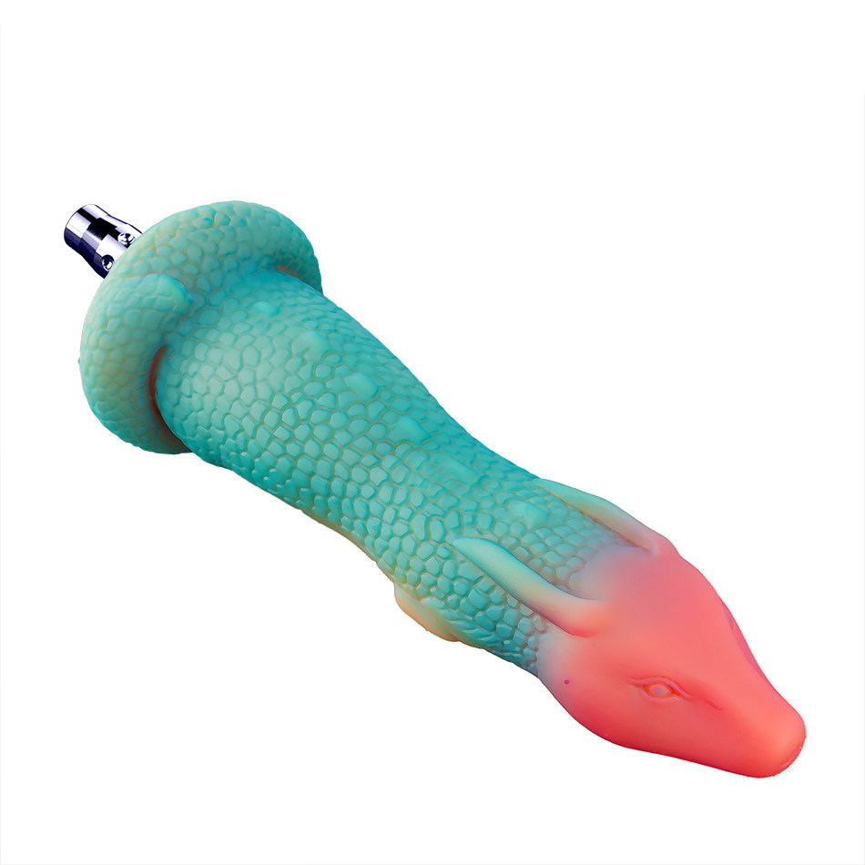 (4 2CM) liquid double layer silicone gel male and female with masturbation machine profiled animal scales accessories-small gecko