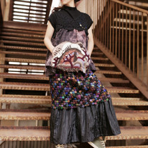 Old - original design sense pure hand - hand loose irregular half - body skirt