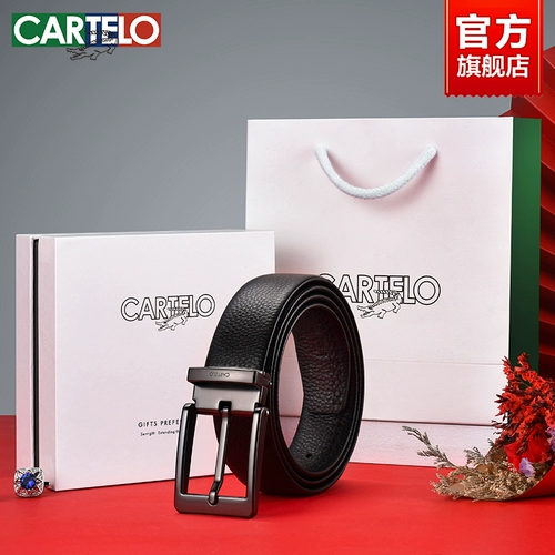 Ремень, кожаные трендовые высококлассные штаны для отдыха, крокодил, из натуральной кожи, воловья кожа