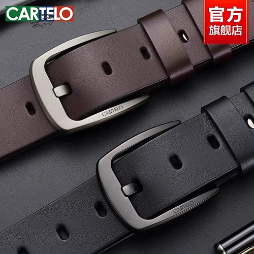 Ремень, трендовая пряжка для отдыха, кожаные штаны, крокодил, из натуральной кожи