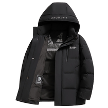 Cardile Crocodile Mens Down Jacket Winter 2024 New Thickened Warm and Coldproof Casual Loose Short Jacket