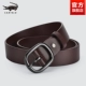 TD647-черная пряжка коричневого ремня