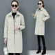 Áo khoác len ngoài mùa cho nữ giữa mùa thu 2019 mùa thu và mùa đông mới cho phụ nữ Áo len Hepburn phổ biến kiểu Hàn Quốc - Áo khoác dài
