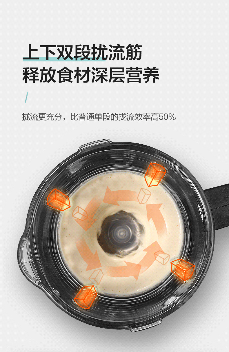 美的 多功能全自动破壁机 免滤可加热 图4