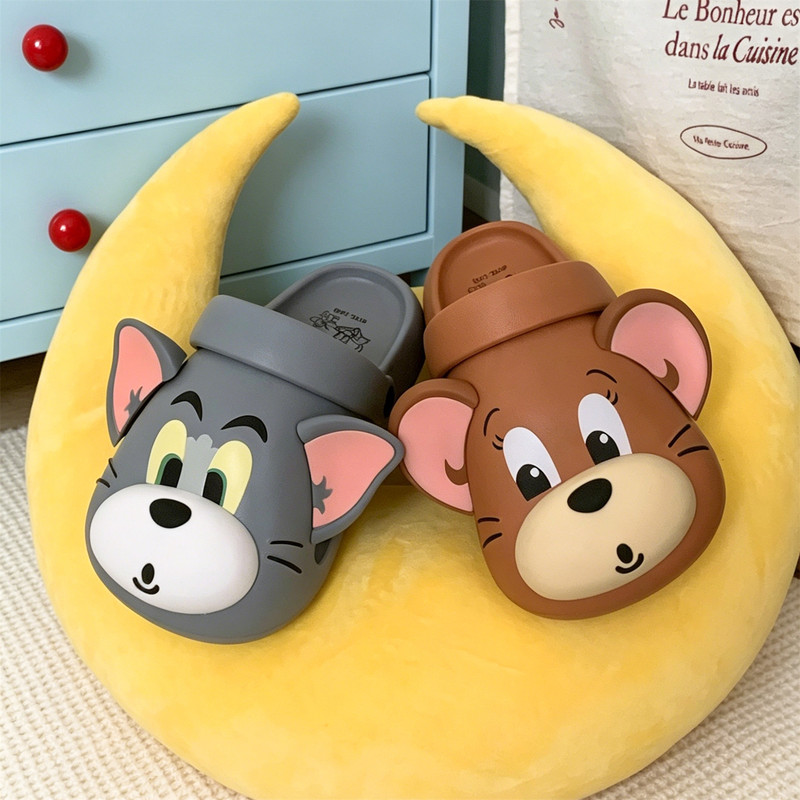 Cute Tom and Jerry Cat and Mouse Slippers for Men and Women, Summer Couple's Non-Slip Genuine Tom and Jerry Cartoon Sandals Cute Tom and Jerry Cat and Mouse Slippers for Men and Women, Summer Couple's Non-Slip Genuine Tom and Jerry Cartoon Sandals