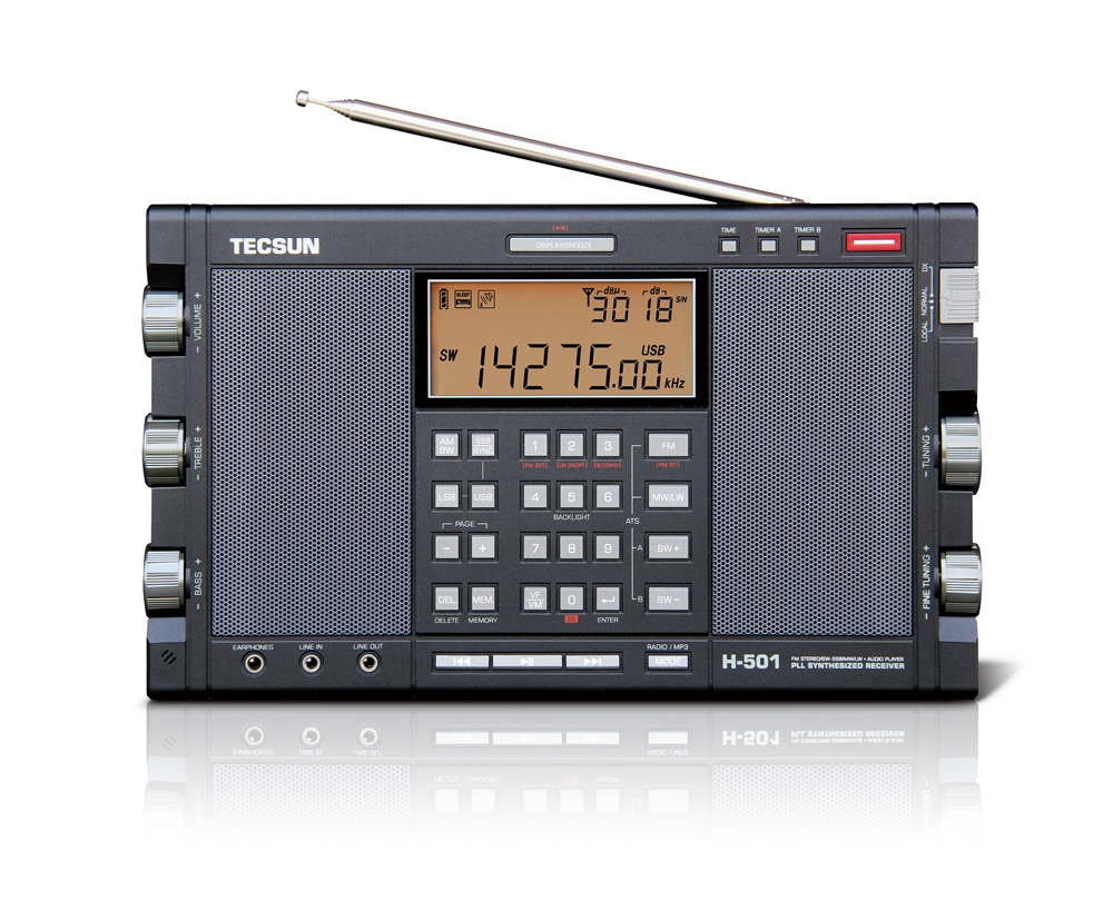 Tecsun Desheng H-501 radio full-band stereo machine nostalgic desktop lithium battery Bluetooth send 16G