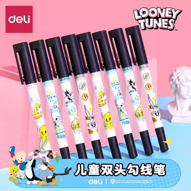 The Right-hand Thread Pen Rabbit Occo Group Elementary School Children's Fine Art Painting With Sketching Pen Thickness Double Head Marker Pen-Taobao