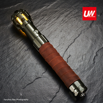  Pre-order UW Crazy Horse leather cowhide wrapped leather hammer Ordinary hammer pixel blade laser sword COS