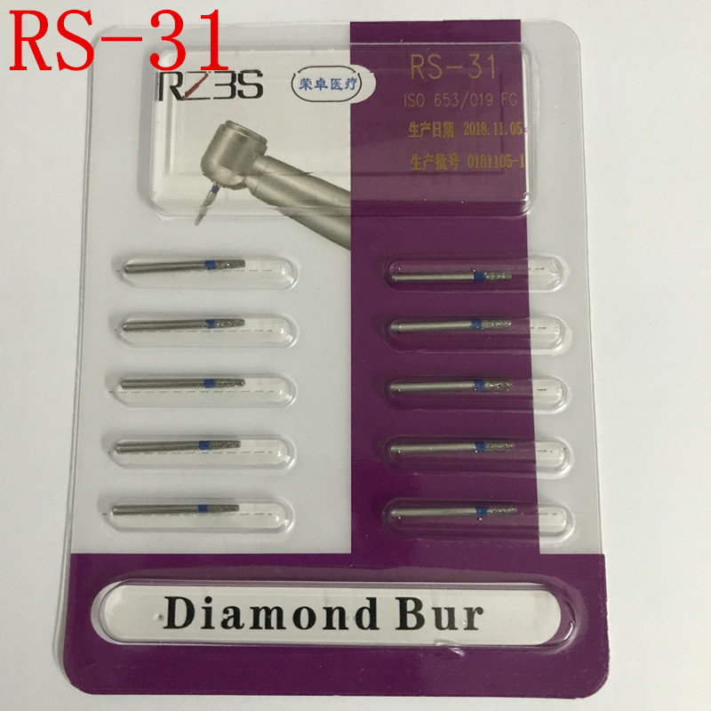 Dental Material Dental dental Needle High Speed Mobile Phone with Gold Steel Sandstone with 10 Support RS-31