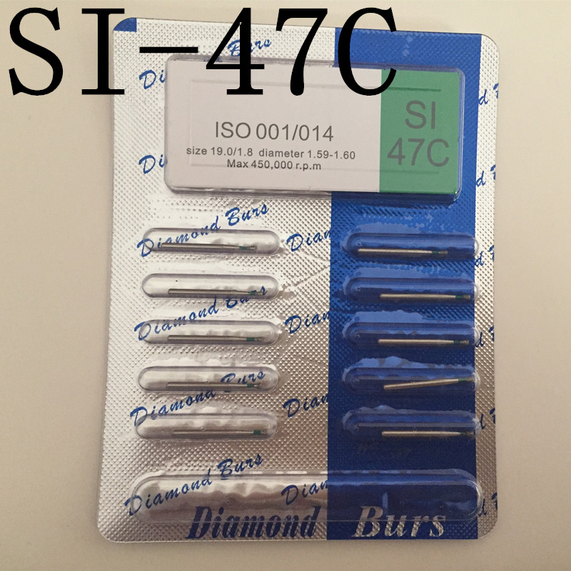 Dental oral dental handpiece high-quality wear-resistant non-sanding single inverted conical molar preparation needle SI-47C