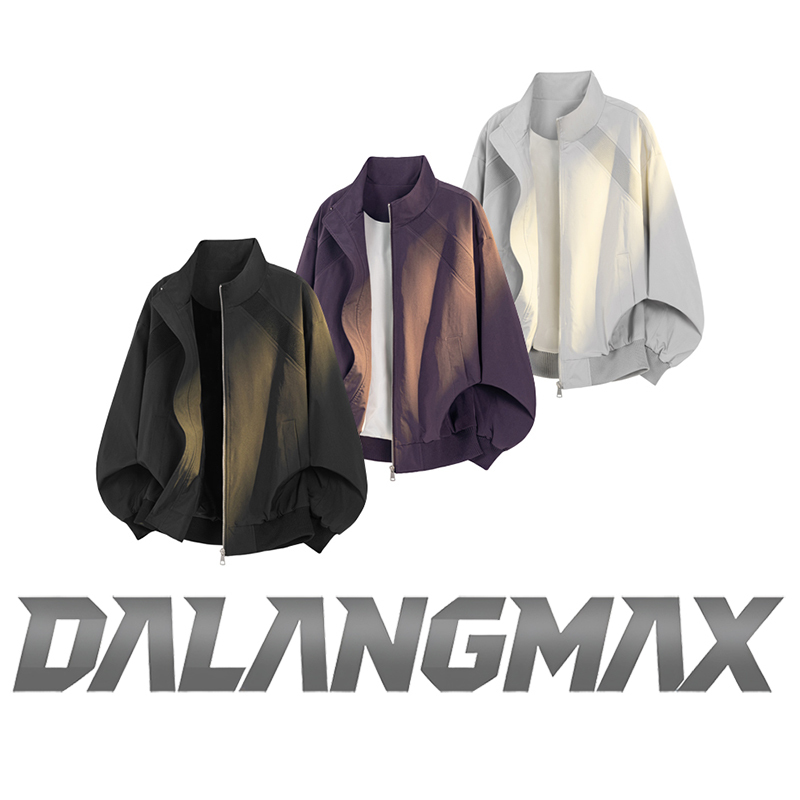 Dalangmax Chen Dalang Plus-Size Men's Clothing Spring New Hong Kong Style Trendy Casual Versatile Loose Jacket Coat