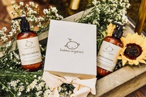 * Small forest * Australian bubba children baby baby organic shampoo body lotion moisturizing lotion and gift box suit