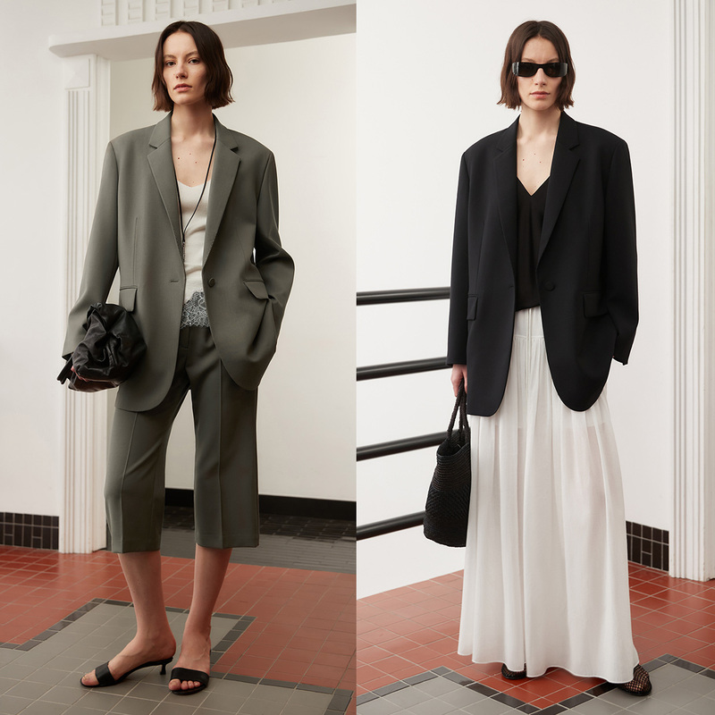 Open-Fit/Custom-Spun Anti-Wrinkle, Smooth 100% Merino Textured Wool, Minimalist Slim-Fit Suit with 6-Point Flared Trousers