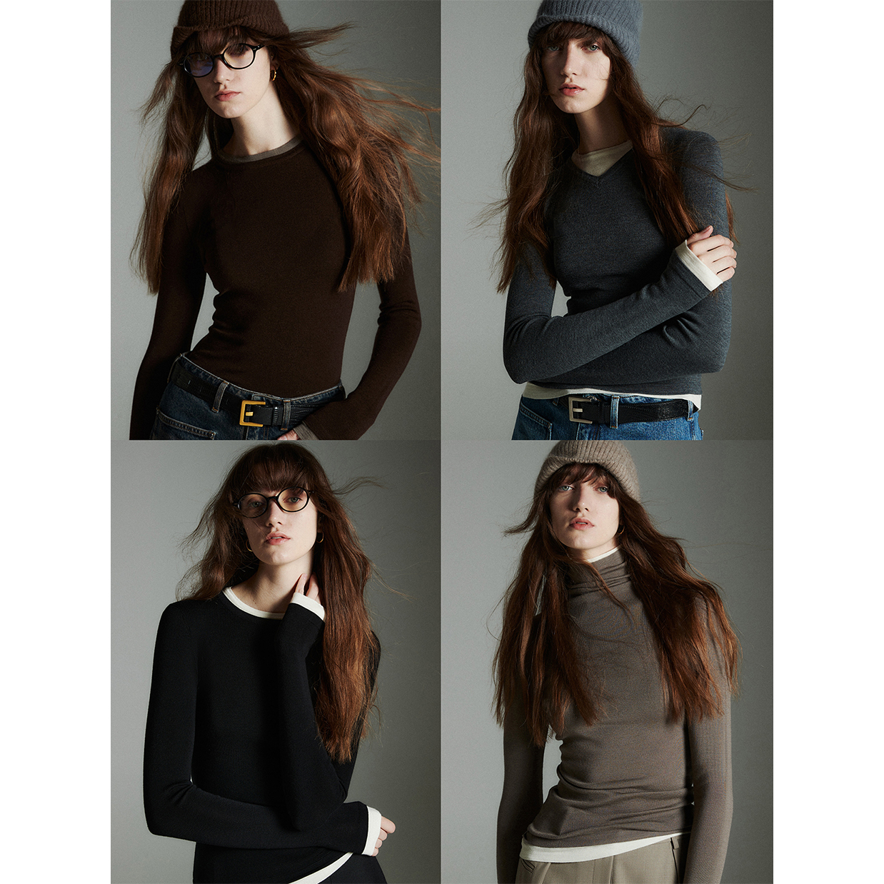 Open room Germany BIELLA120s TEC washable wool elastic to lean on two more collar weaters-Taobao