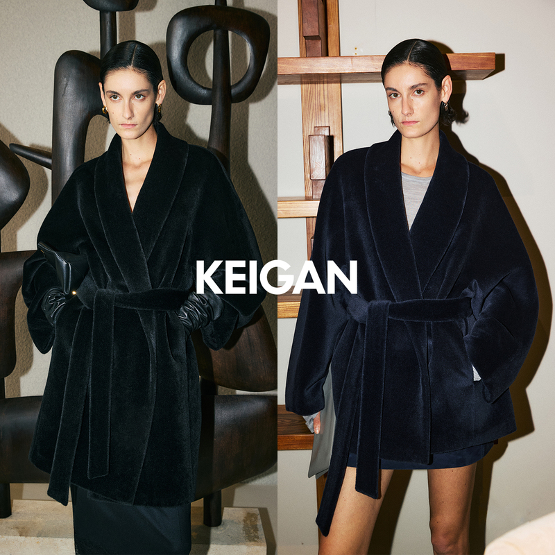 Black Label/Highly Recommended Italian Texco Royal Baby Camel Wool Light and Warm Mink-Like Luminous Bathrobe Coat
