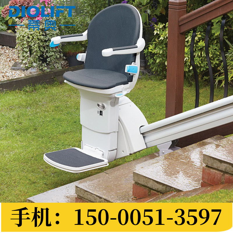 Outdoor rain-proof seat elevator linear stair lift chair curve villa home lift for the disabled elderly