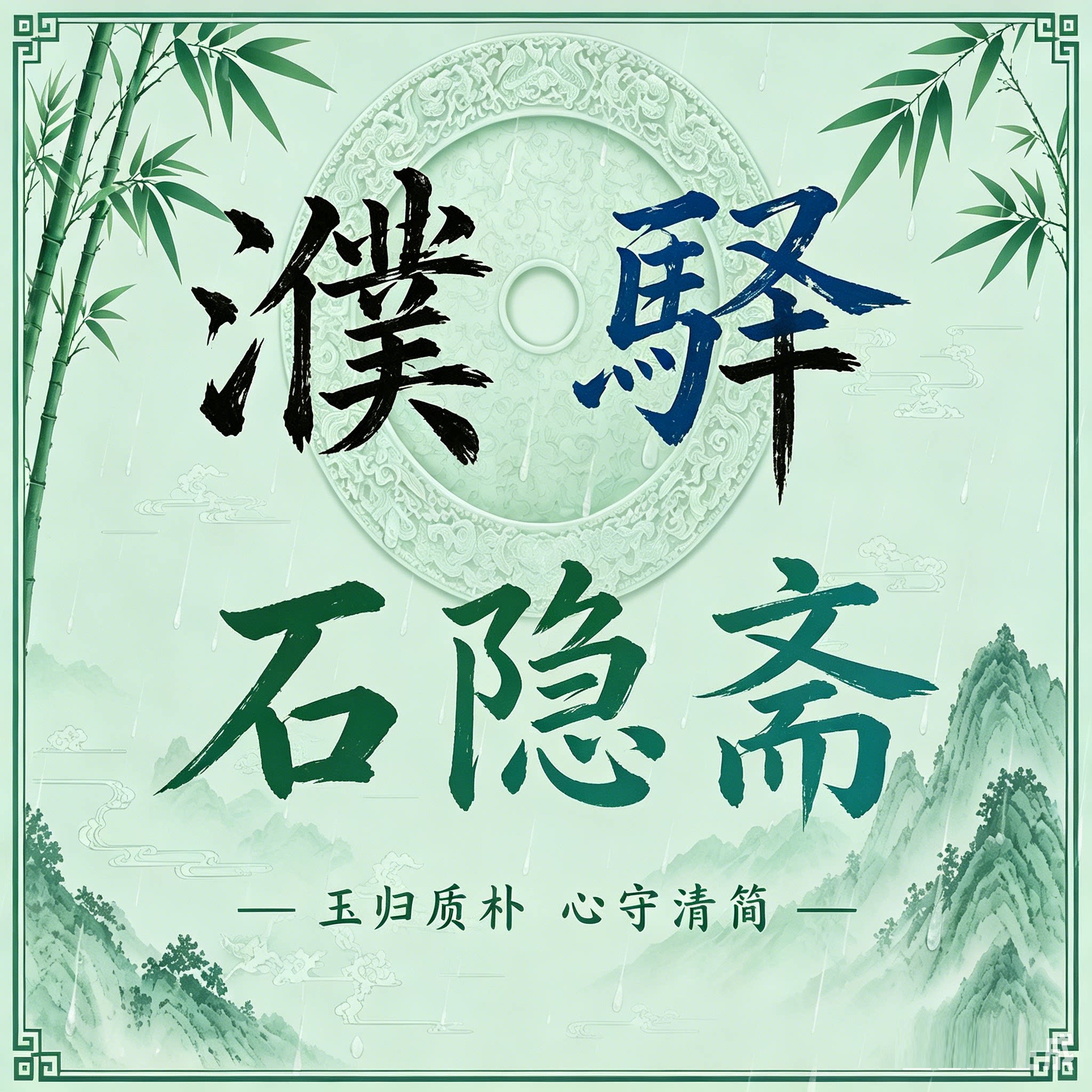 濮驿石隱齋