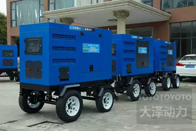 400A500A diesel electric welding power generation All silent water cooling double welding internal combustion drive Daze power