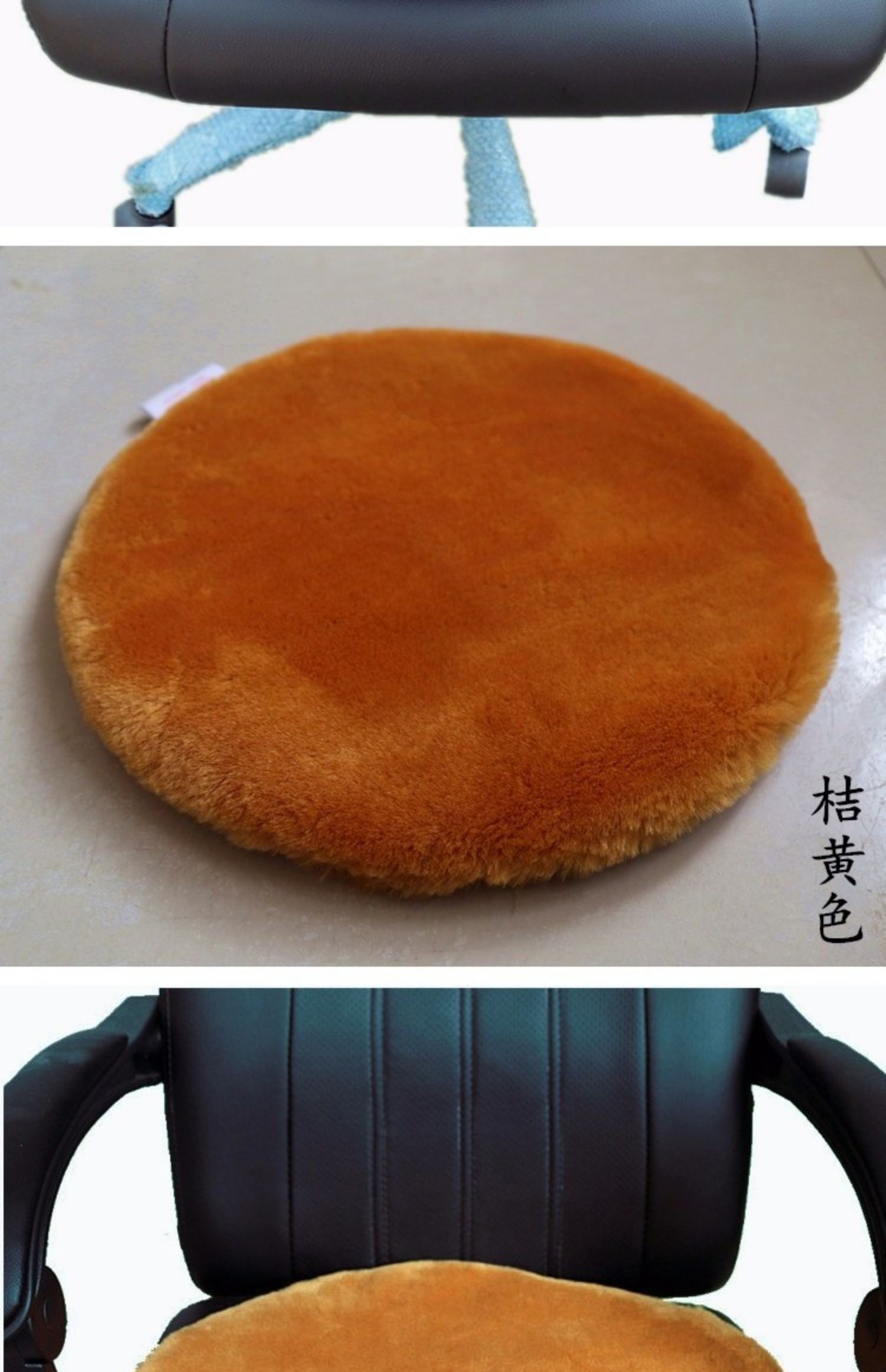 Cừu sang trọng đệm tròn ghế ghế bar sinh viên đệm pad tiểu phân đệm ghế đệm dày nhà mùa đông - Ghế đệm / đệm Sofa bộ đệm ghế phòng khách
