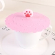Thực phẩm cấp silicone cốc bìa lớn con dấu bao gồm phim hoạt hình dễ thương cốc bìa bụi chống rò rỉ cốc bìa - Tách