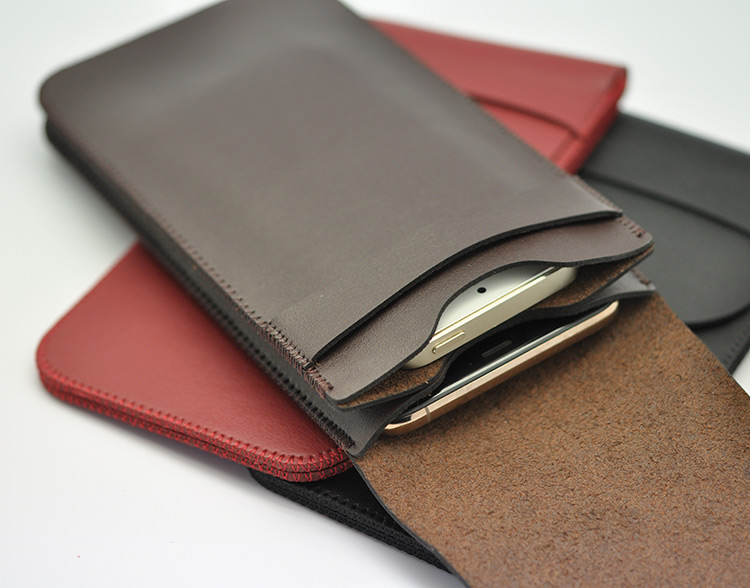 Two mobile phone double machine mounted with belt clip Huawei Xiaomi iPhone protective sleeve bag double pocket