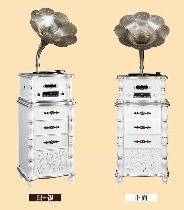 kim đầu đĩa than pioneer	 Canna phonograph 2017 retro nhà hiện đại phòng khách châu Âu quà tặng đám cưới gỗ rắn LP vinyl ghi máy nghe nhạc - Máy hát mâm đĩa than technics