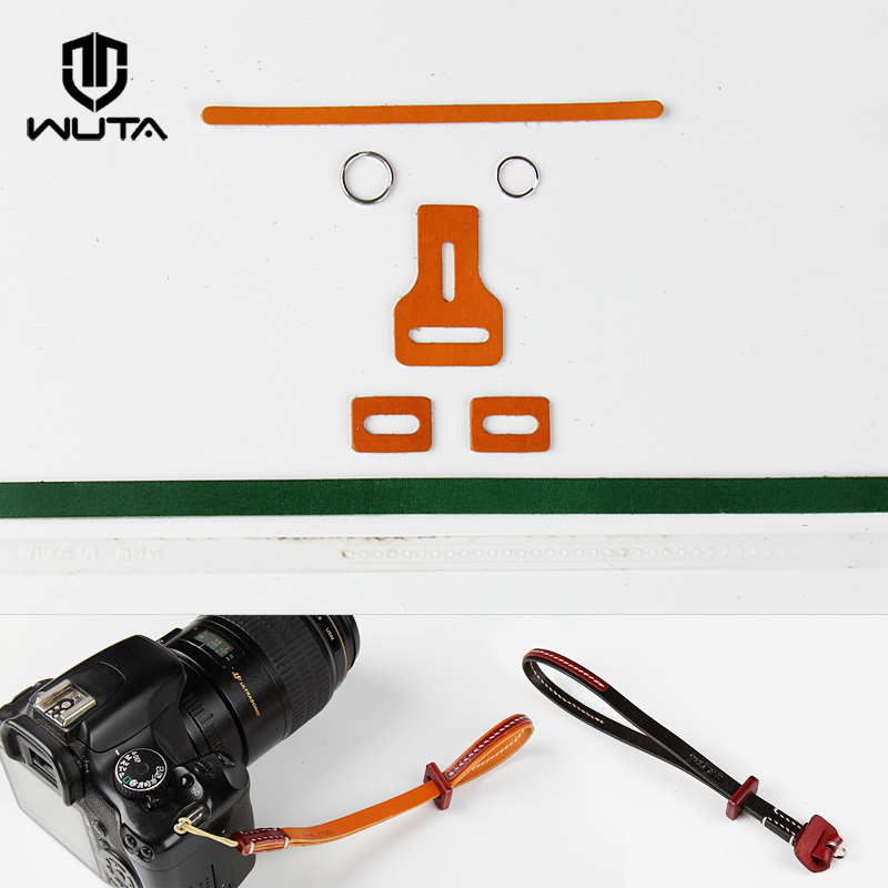 Digital camera Monocular wrist strap belt material bag Semi-finished vegetable tanned leather DIY handmade leather goods WT906 907