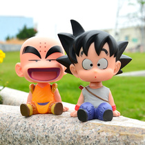 Seven dragon beads adorable Sun WuKong Xiaolin Little Lin hands on the ecstasy surrounding the cartoon model car-borne swaying piece gift