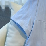 Синее летнее платье, длинная юбка, французский стиль, квадратный вырез, изысканный стиль