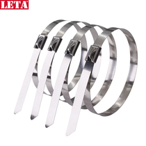 Leta 304 stainless steel self-locking cable tie 7 9 × 300mm(30) corrosion resistance high and low temperature railway 776