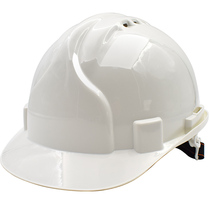 Paula hard hat white with breathable hole ABS power site engineering industrial building anti-smashing anti-impact 5997