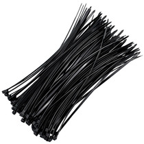 Paola High Quality Nylon Black Cable Tie 3 6×200(100) Wire finishing tape 5857
