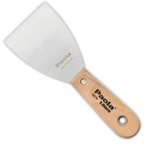 Paula Putty knife 3 inch stainless steel blade Large iron plate cleaning scraper Plastering putty knife 5879