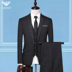 Chí Armani Một bộ đồ phù hợp với nam thương hiệu chính hãng cao cấp kinh doanh bình thường ba mảnh phù hợp với nam giới 