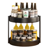 Кухня может вращать пир, хранение стойки, хранение углов, специальное масло, соляный соус -уксус круглые многофункциональные ящики для хранения