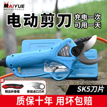 Electric scissors fruit tree rechargeable pruning shears imported powerful garden lithium electric shears to cut branches electric shears to prune artifacts