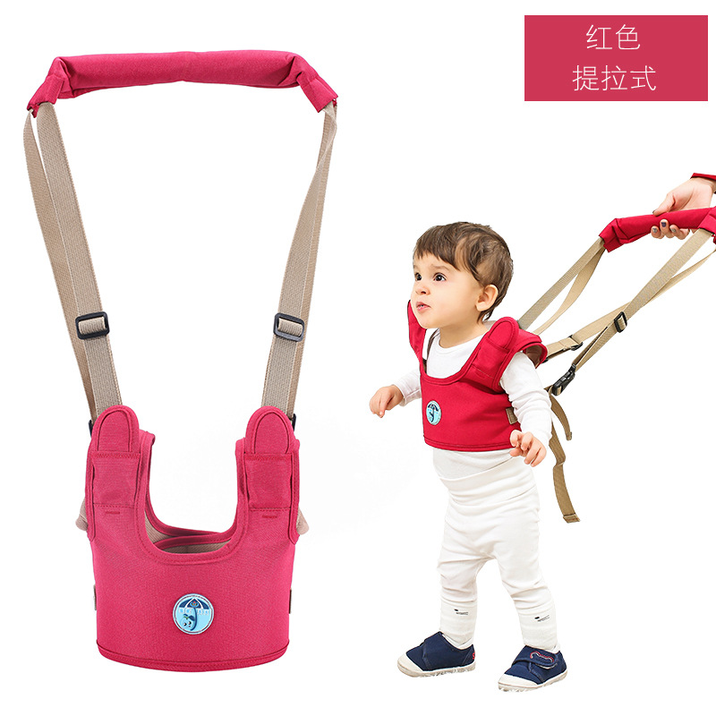 Children's steps with baby Learn walking braces rear pull-out breathable baby Tired anti-fall theorizer double shoulder harness-Taobao