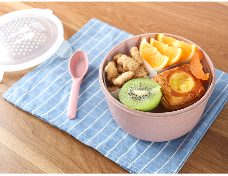 Hộp cơm trưa Nhật Bản Hộp cơm trưa Sinh viên có nắp đậy đơn giản Hàn Quốc 1 lớp lưới lò vi sóng - Hộp cơm điện sưởi ấm 	hộp cơm cắm điện arirang life el-als263