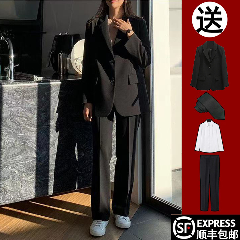 Spring and Autumn College Student Interview Professional Attire, No-Iron Suit, Stylish Suit, Formal Suit, Women's Suit, High-End Workwear Spring and Autumn College Student Interview Professional Attire, No-Iron Suit, Stylish Suit, Formal Suit, Women's Suit, High-End Workwear