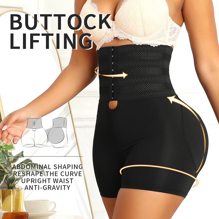 Cross-Border Plus-Size Fake Butt High-Waisted Tummy Control Pants with Button Closure, Tummy Tuck, Butt Lift, Removable Sponge Pads, Butt-Lifting Shapewear Pants Cross-Border Plus-Size Fake Butt High-Waisted Tummy Control Pants with Button Closure, Tummy Tuck, Butt Lift, Removable Sponge Pads, Butt-Lifting Shapewear Pants